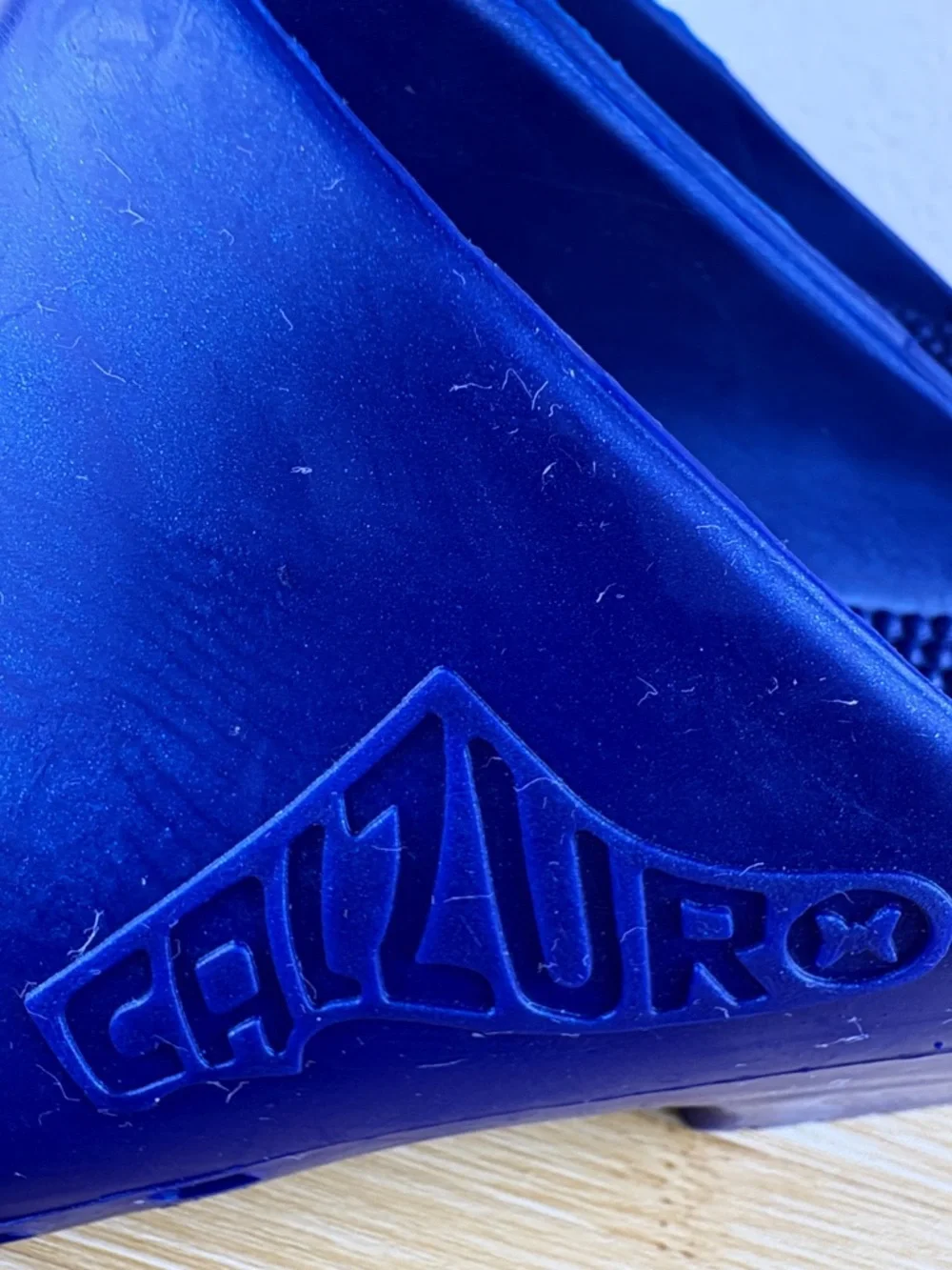 Calzuro Metallic Blue Classic Clogs w Holes Workwear US Mens Size  11-12.5/44-45